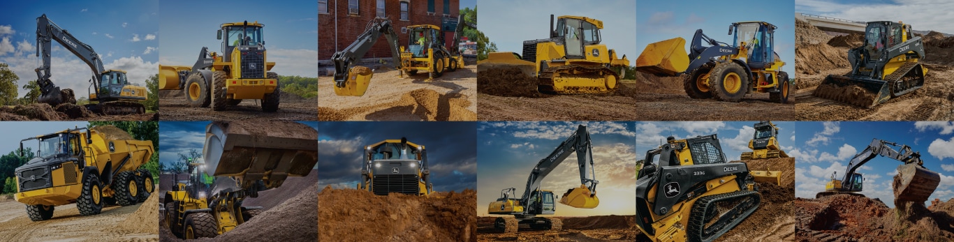 Lots of construction machines on site