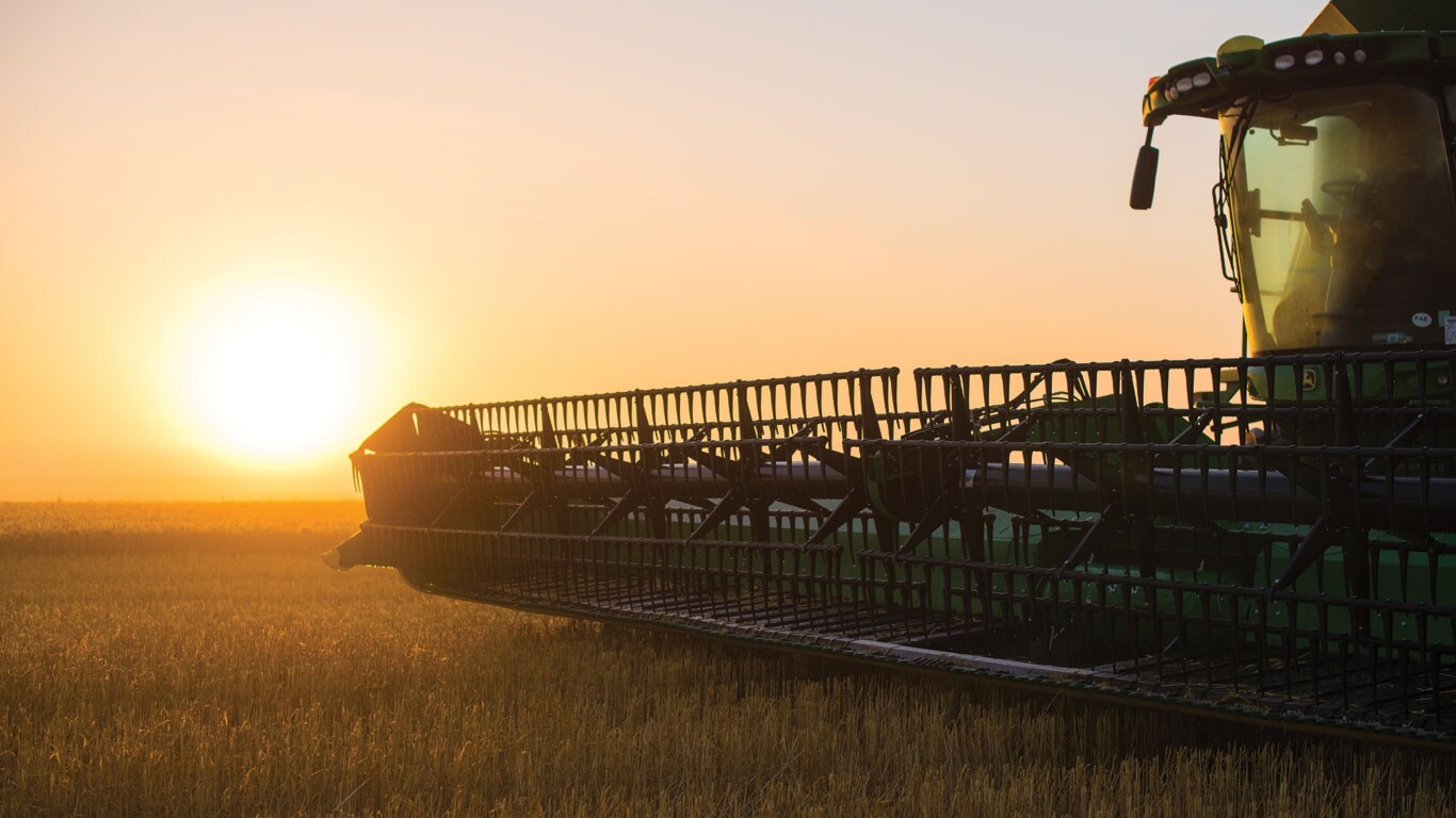 combine header sunrise