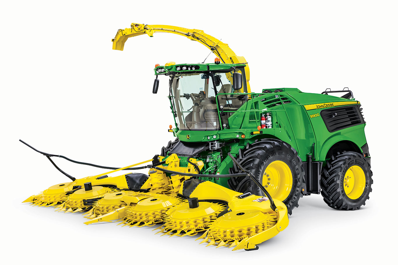 Compared to its predecessor, the 9000 Series is 10 percent more productive per horsepower