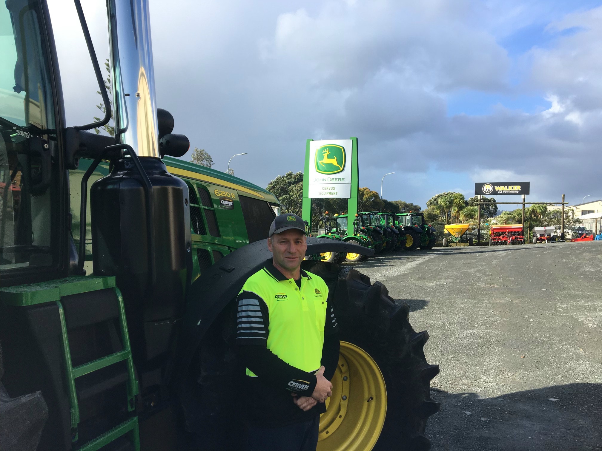 Bryce Dickson, New Zealand’s John Deere Ag and Turf Service Technician of the Year. 