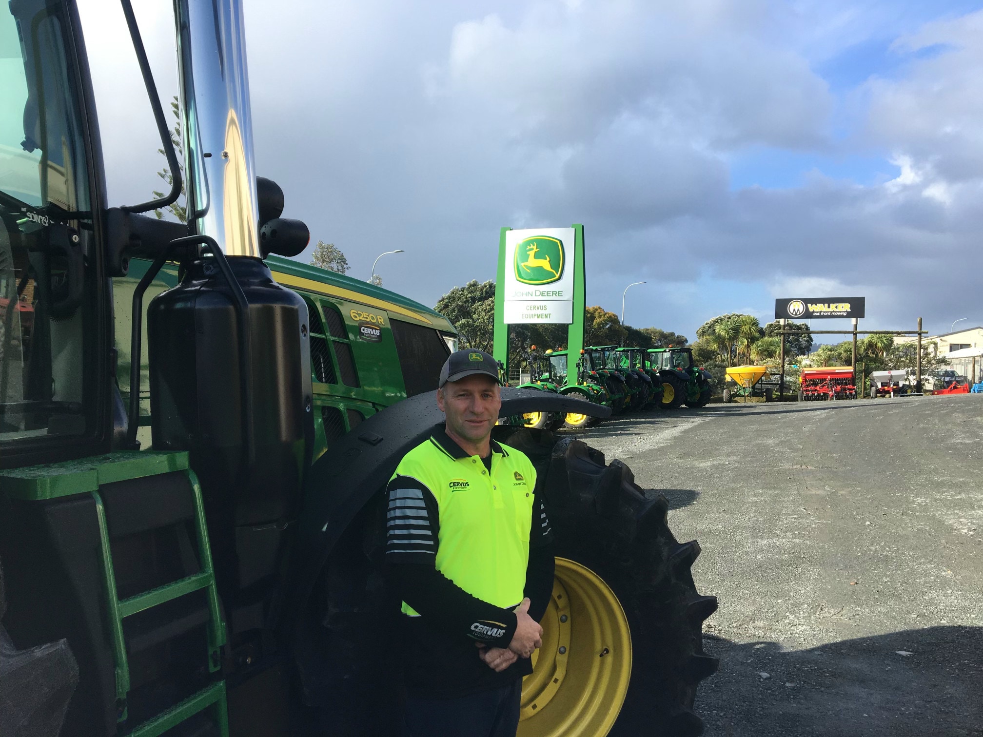 Bryce Dickson, New Zealand’s John Deere Ag and Turf Service Technician of the Year.