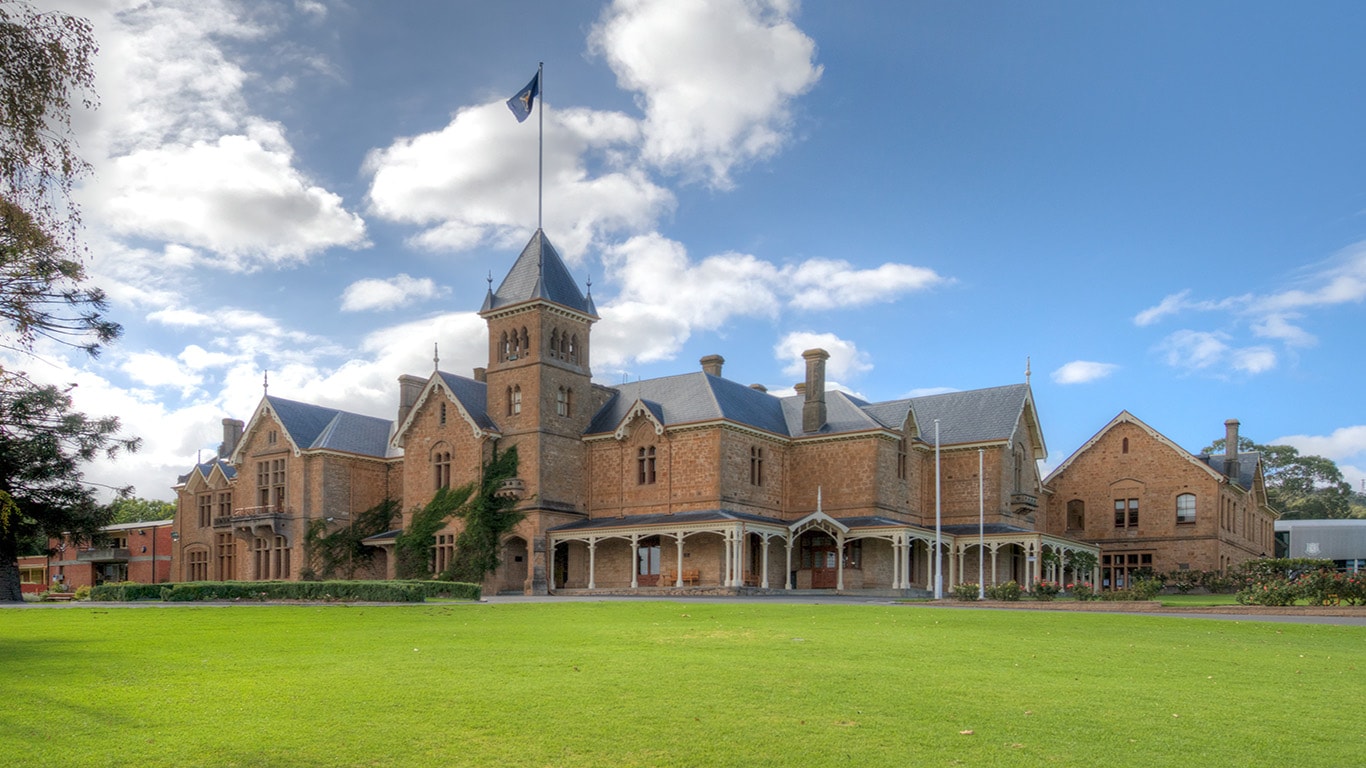 Scotch College Adelaide’s sprawling grounds