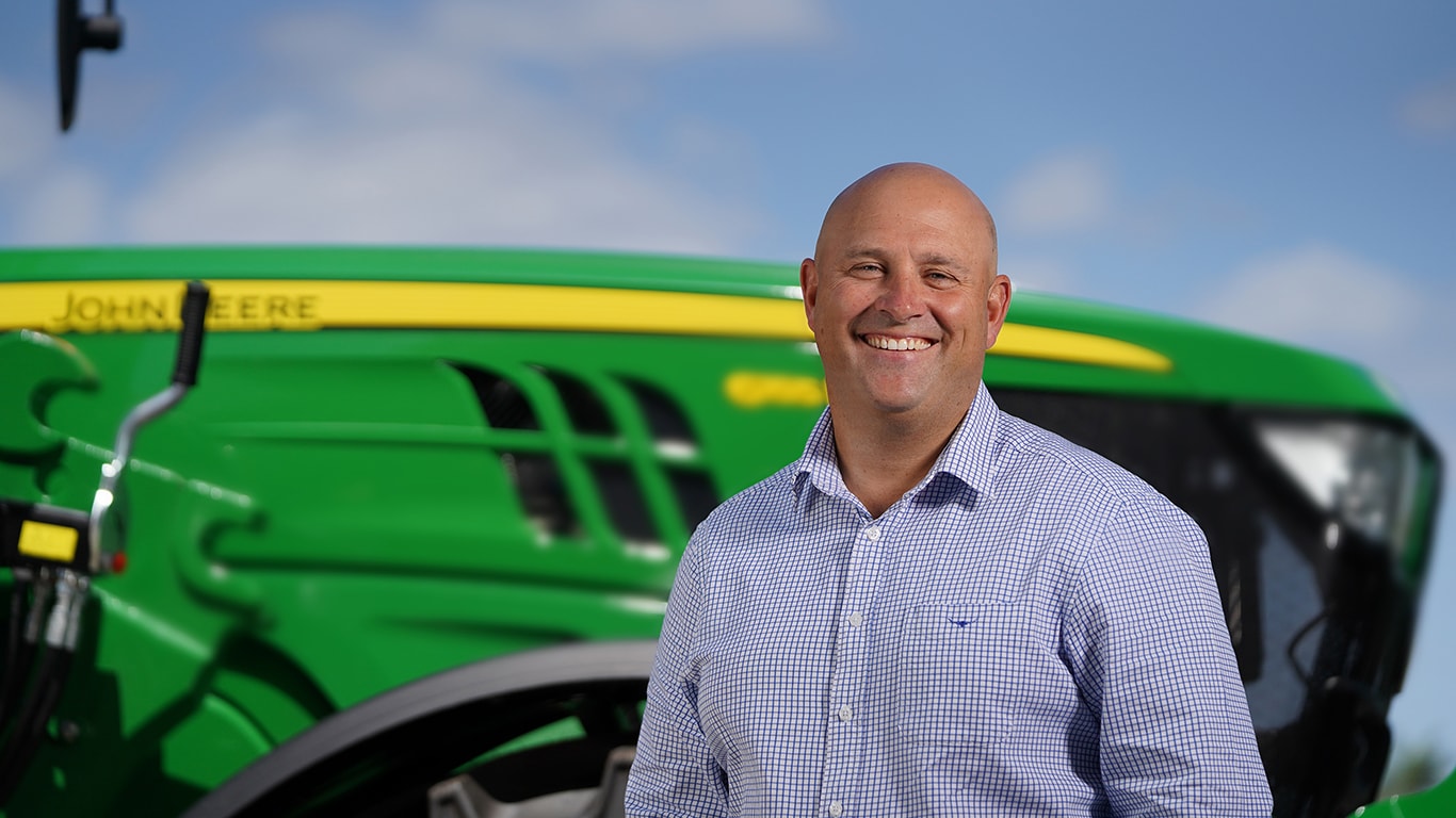 New John Deere Australia / New Zealand Managing Director Luke Chandler