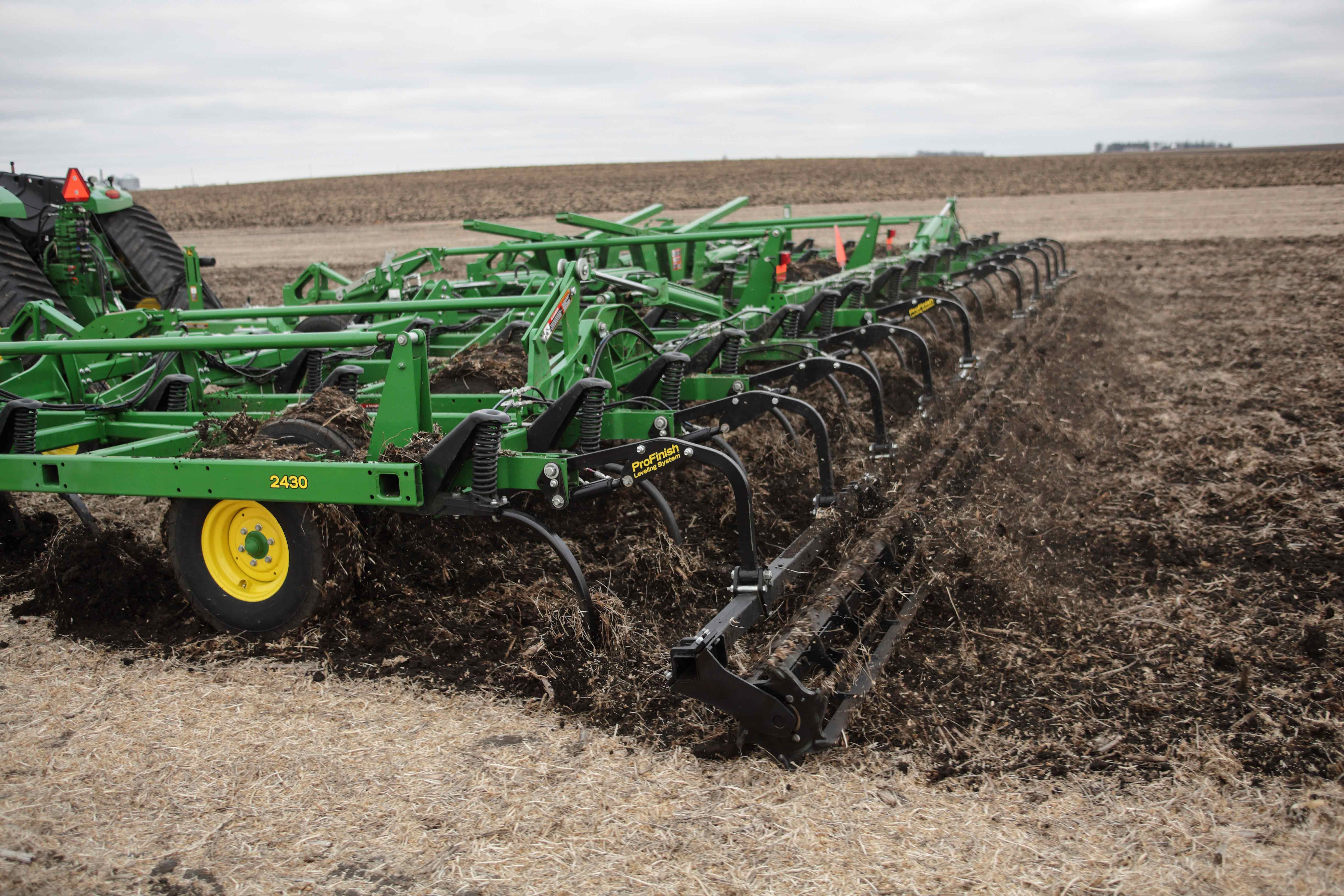 2430 Chisel Plow at work in a field