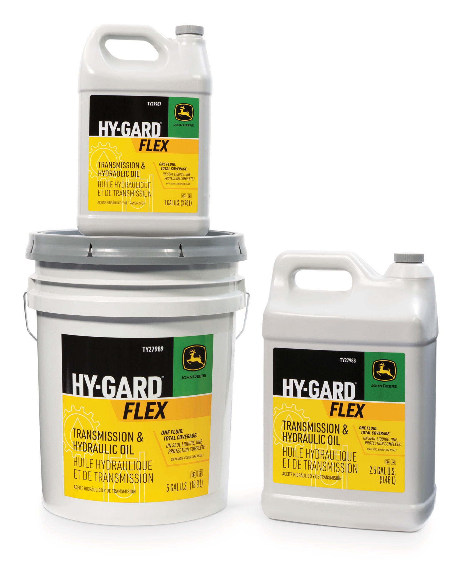 Hy-Gard™ FLEX Hydraulic and Transmission Oil packaging
