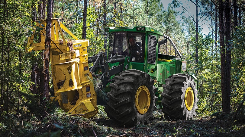 FD55 Felling Head in the field