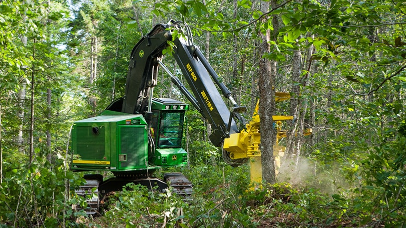 FR21B Felling Head in the field