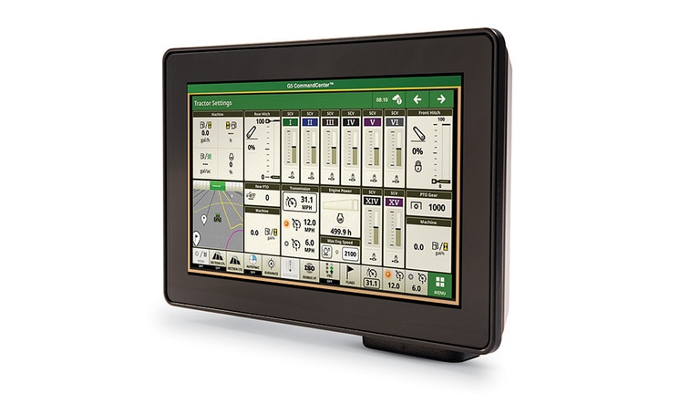 Baler operation and automation touchscreen