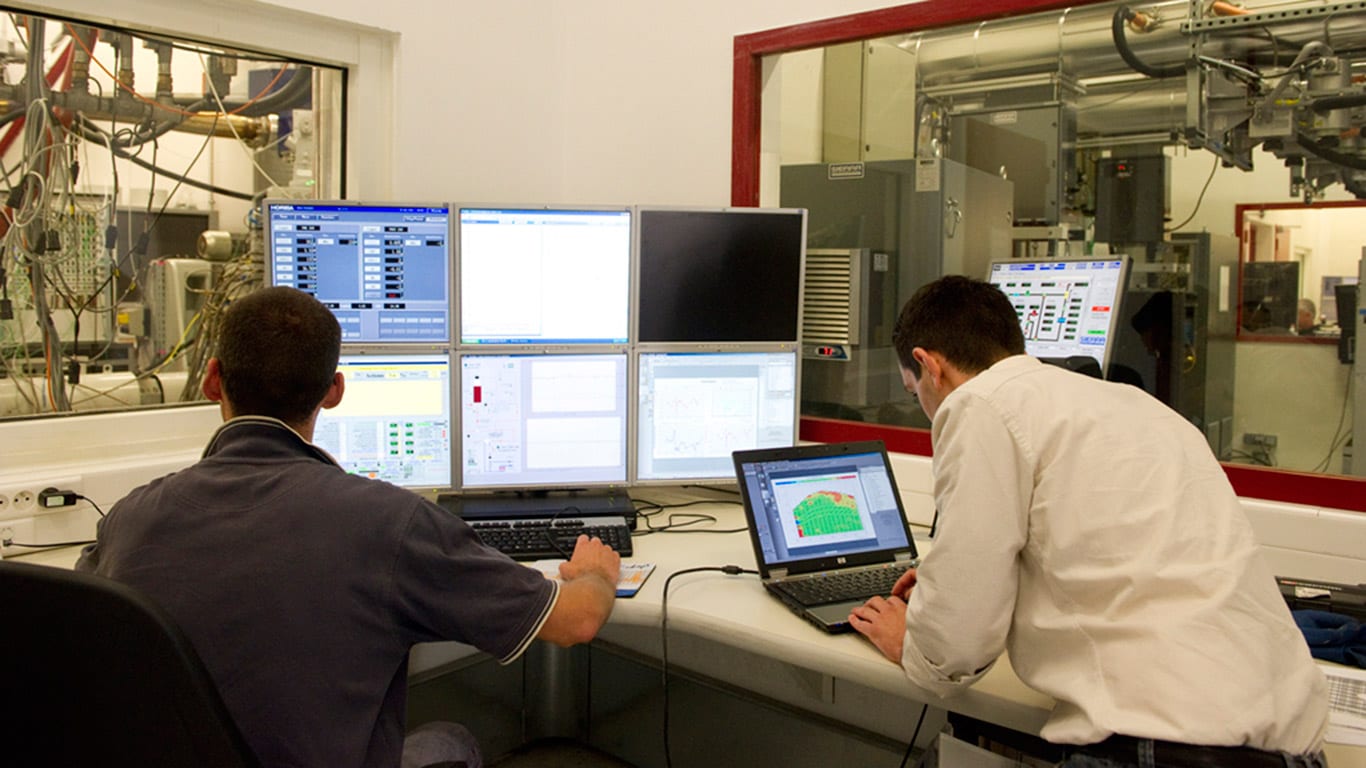 Research and development in the European test facility