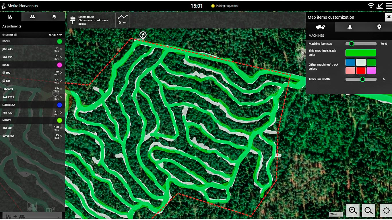 TimberMatic Maps - TimberManager | John Deere