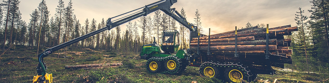 John Deere 1510G ja XI-boom