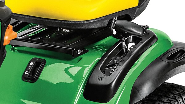 The redesigned mower deck lift lever