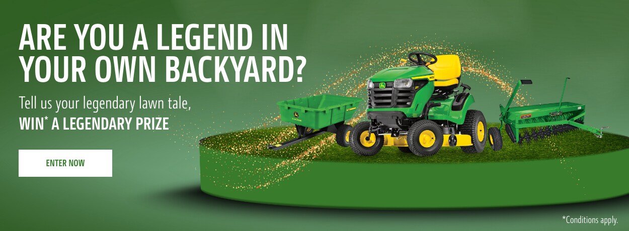 Are you a legend in your own backyard? Tell us your legendary tale, win a legendary prize - enter now