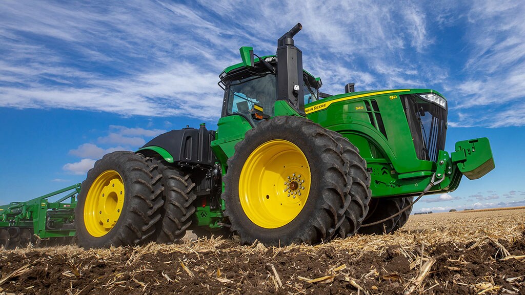 agriculture equipment in a field