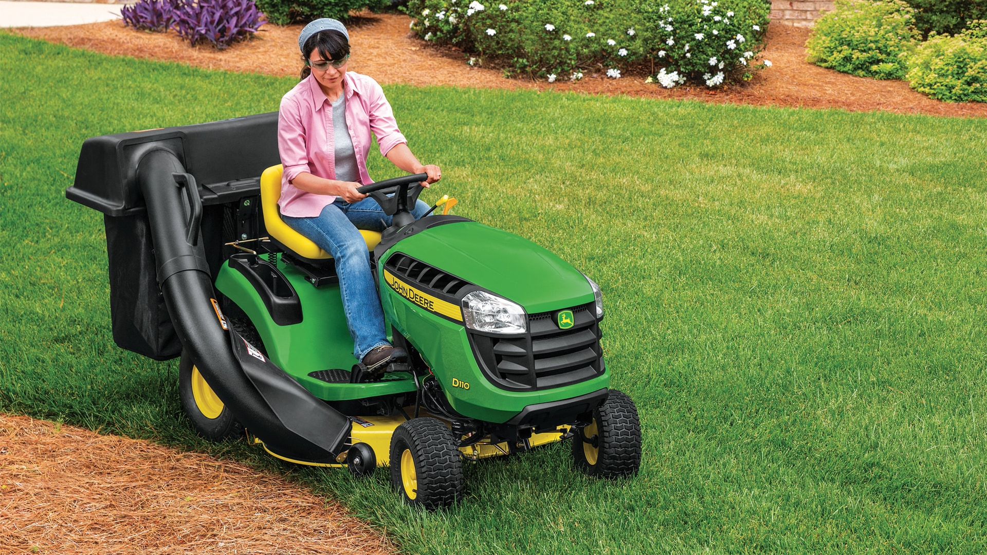 women on tractor