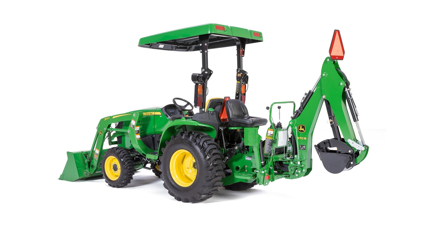 Toy john shop deere backhoe