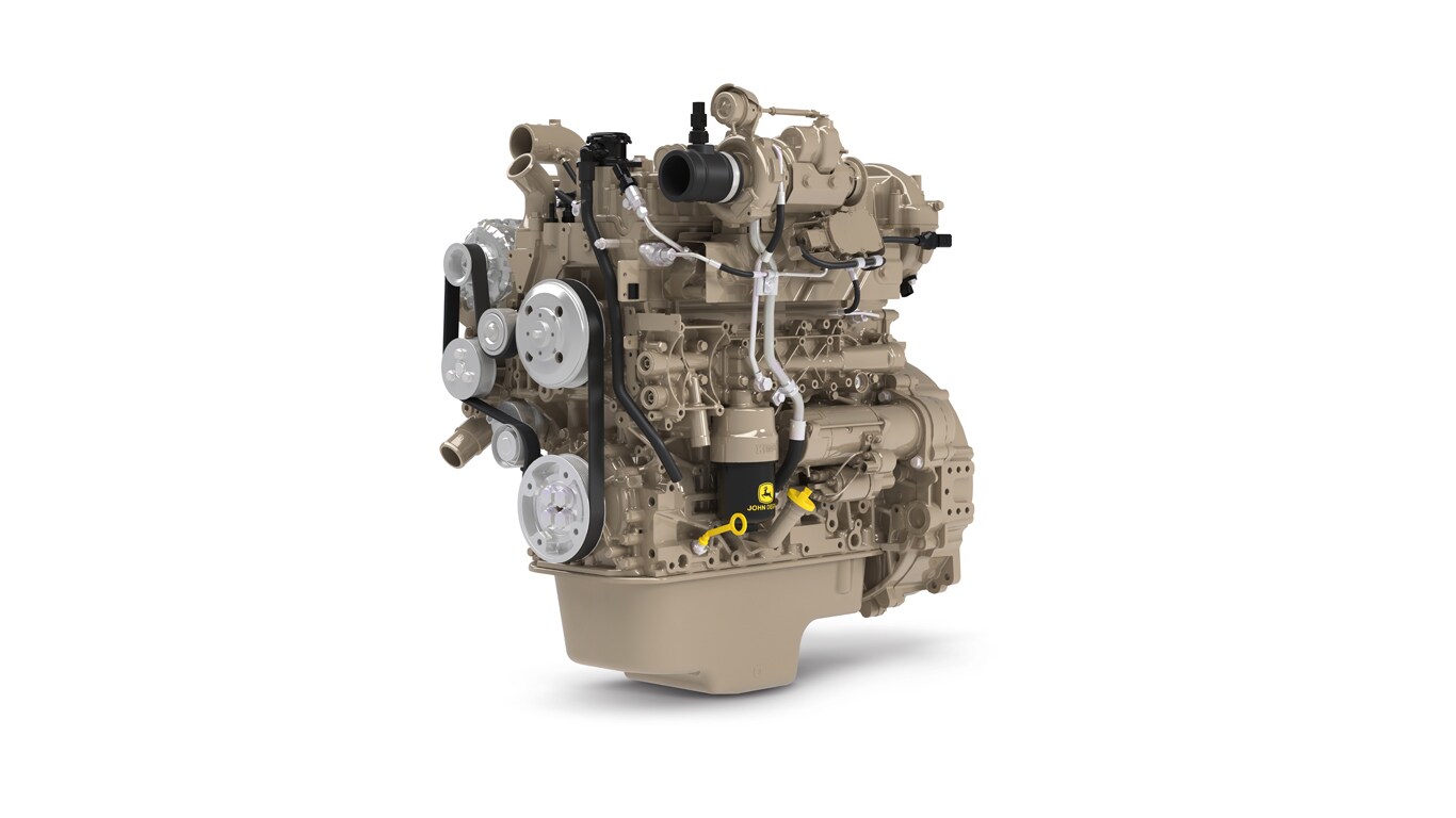 studio image of JD4 4040HI550 industrial engine