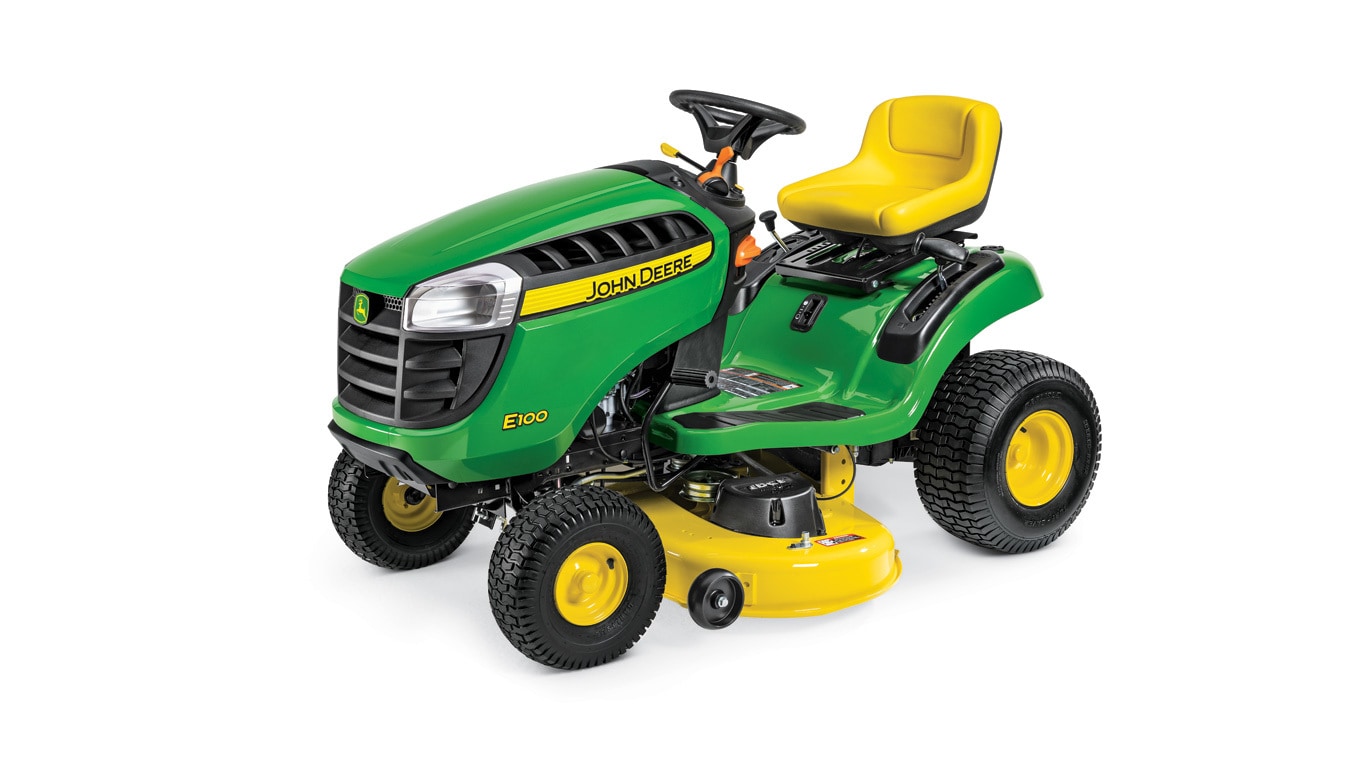 E100 Rideon Mower 100 Series Rideon Mowers John Deere New Zealand