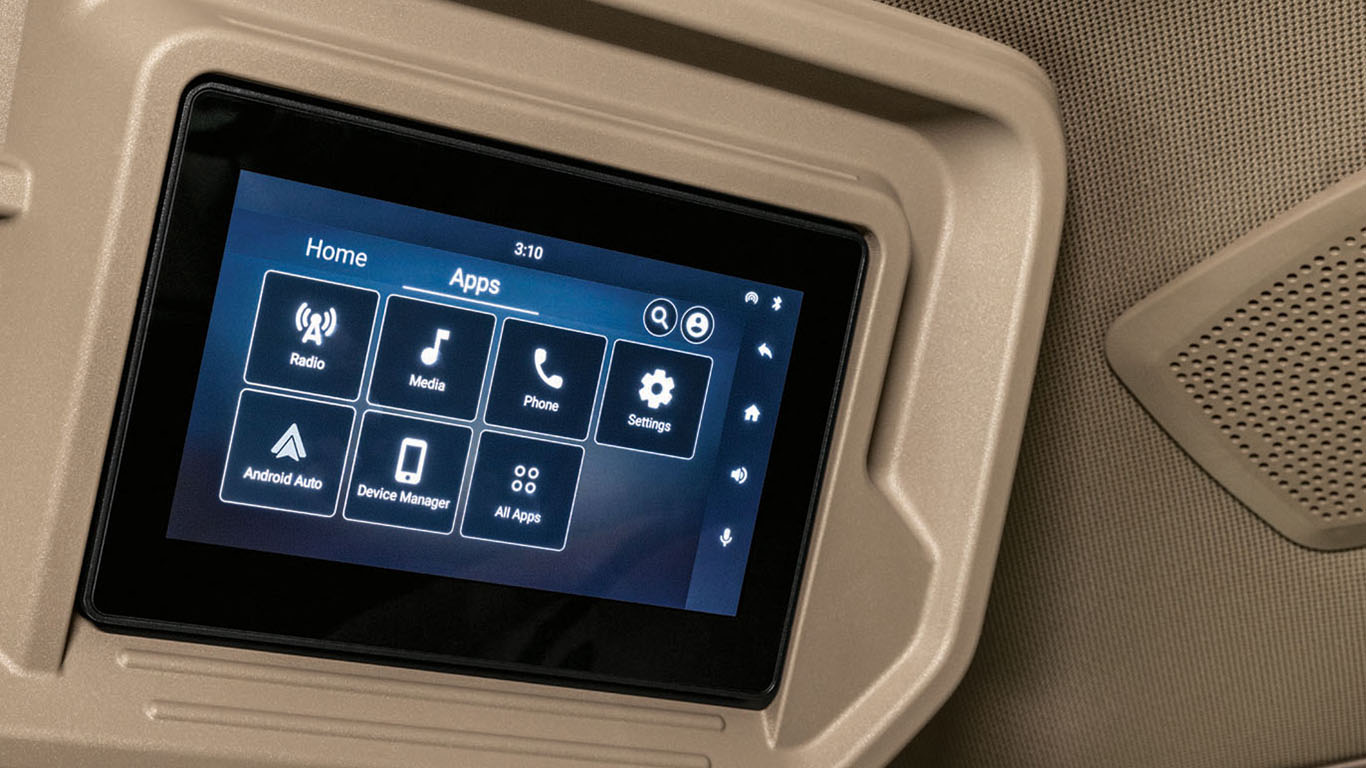 New, 16.5 cm touchscreen app radio