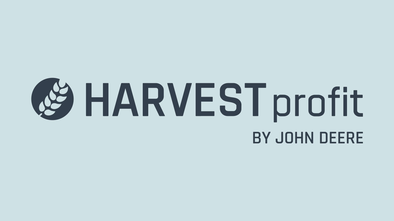 harvest profit logo with wheat icon