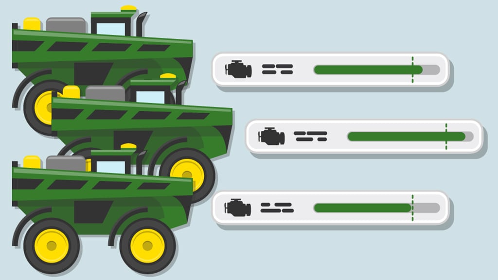 A green machine on a computer screen