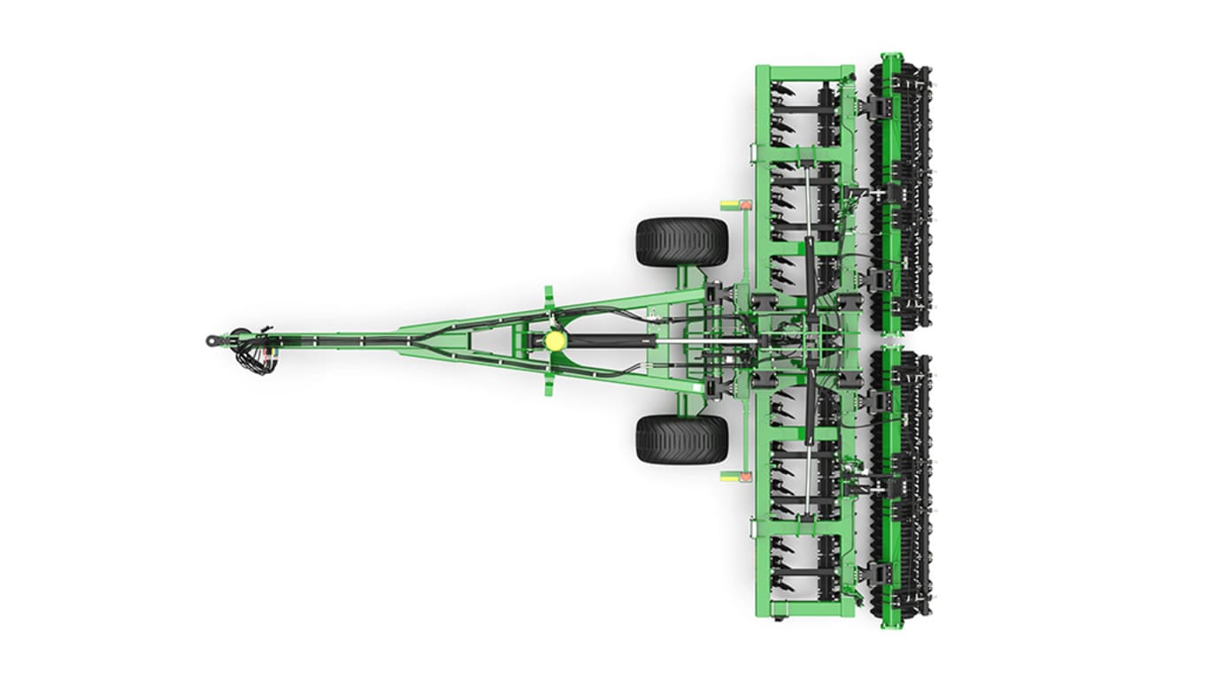 Top-facing view of HSD22 high speed disk