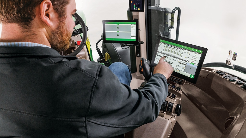 control panel of 8r cab