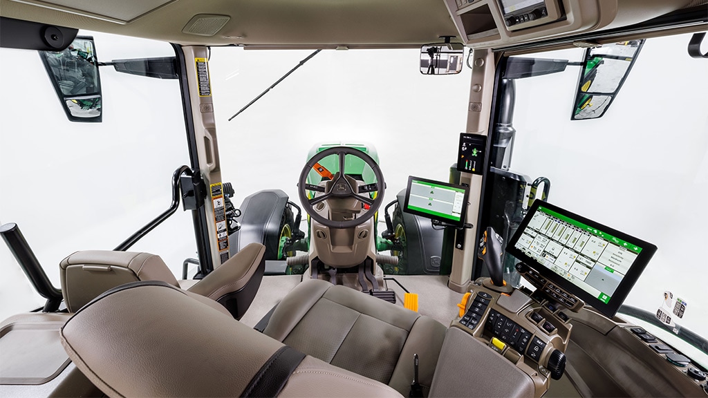 inside of the cab