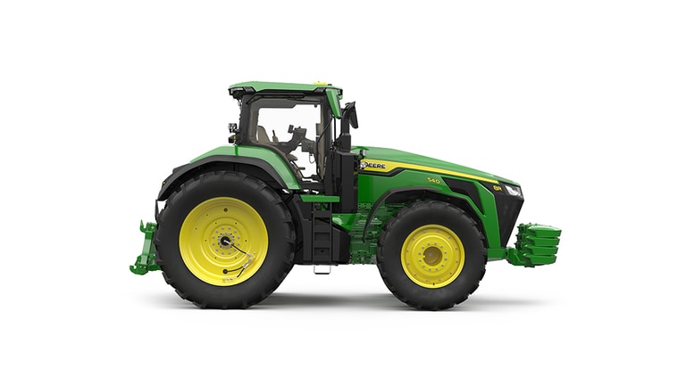 Studio image of Right facing 8R 540 Tractor