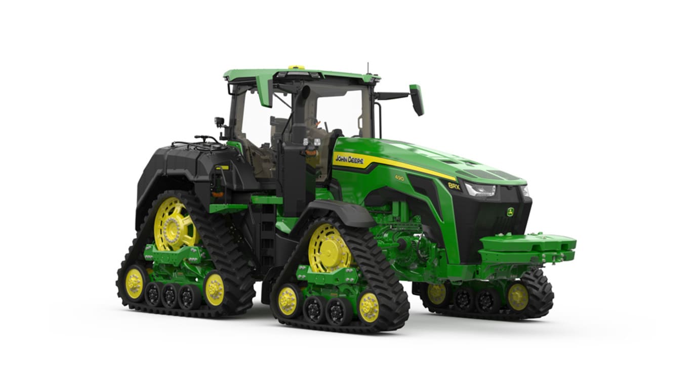Studio image of Front-right facing 8RX 490 Tractor