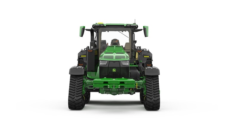 Studio image of Front facing 8RX 490 Tractor