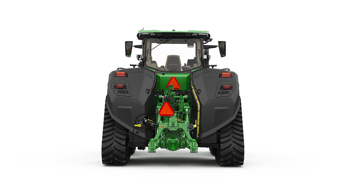 Studio image of Rear facing 8RX 540 Tractor