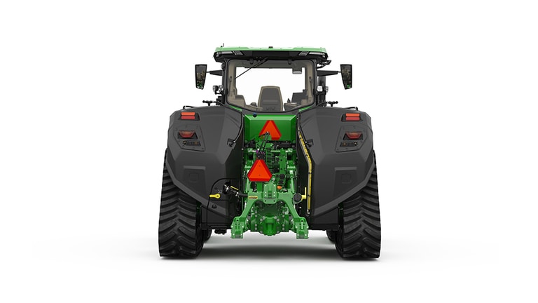 Studio image of Rear facing 8RX 540 Tractor