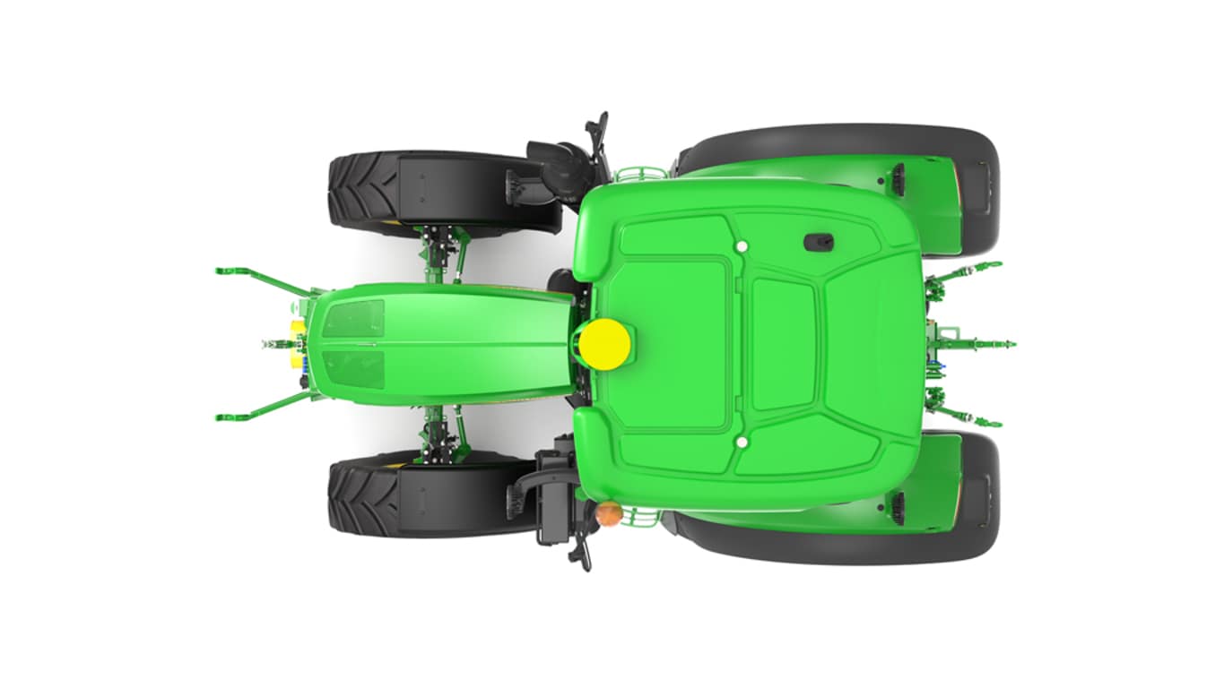 top-down studio shot of a 6M 105 on a white background