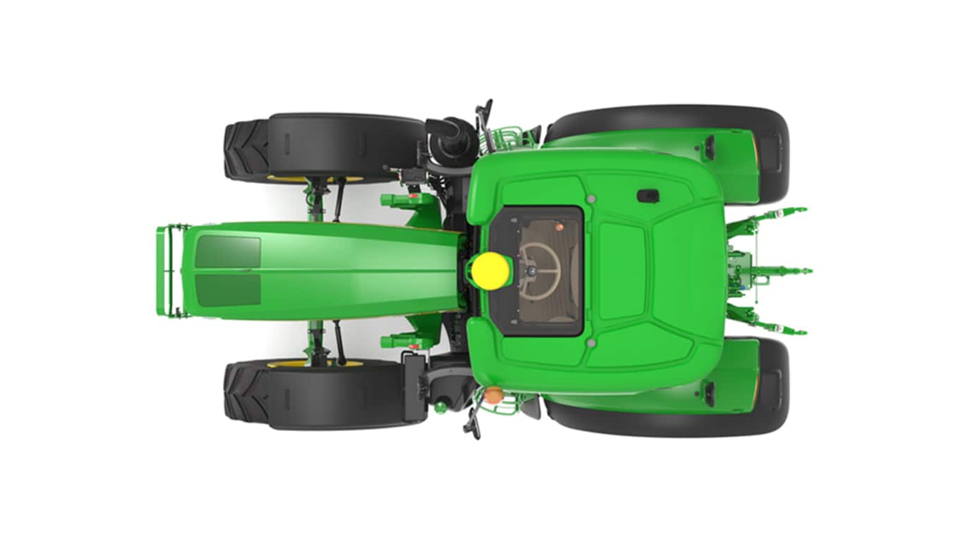 top-down studio shot of a 6M 155 on a white background