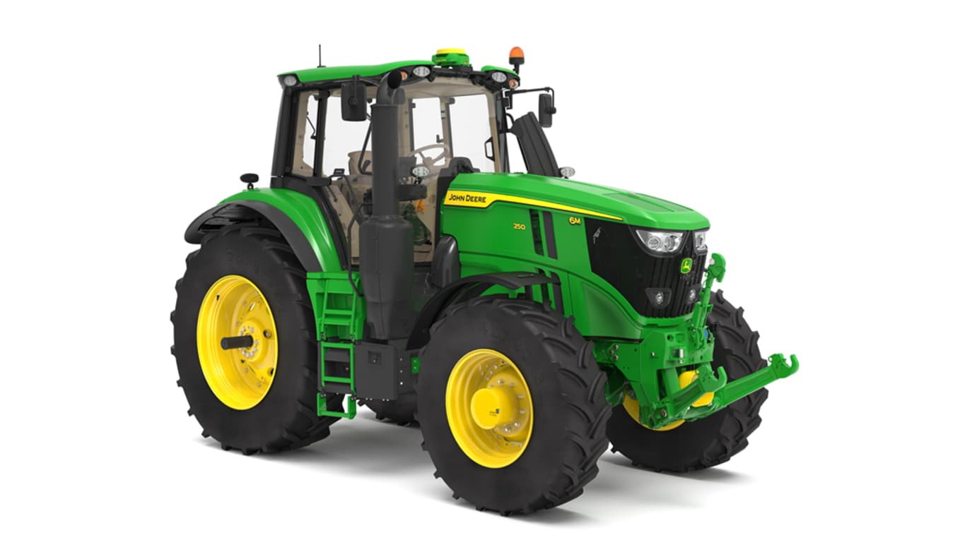 front-right studio image of 6M 250 tractor